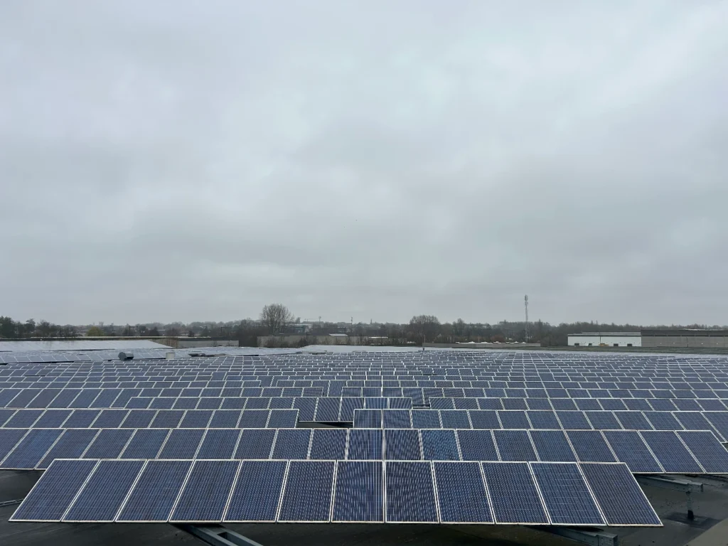 Zonnepanelen schoon