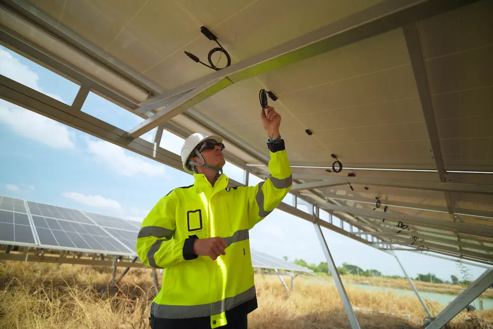 Zonnepanelen inspectie