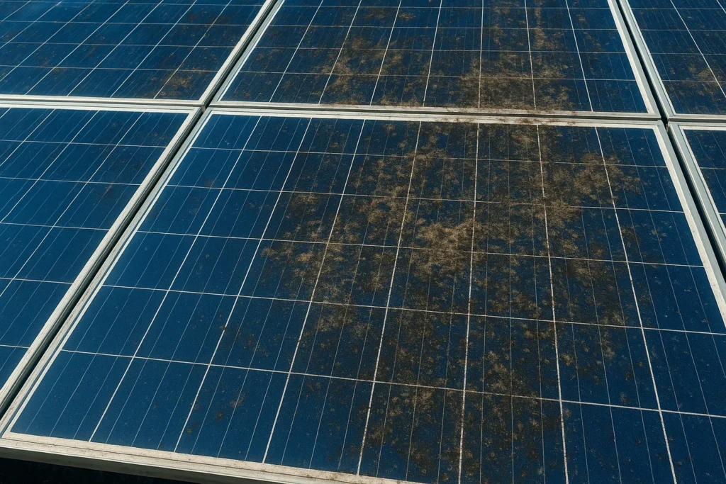 Vervuiling zonnepanelen rendement